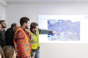 Bei einer Exkursion des Zentrums Geotechnik der TU München konnten sich die Studierenden des Bauingenieurwesens in Begleitung von Herrn Prof. Dr.-Ing. Cudmani das beeindruckende Bauprojekt in der Hildegardstraße ansehen.