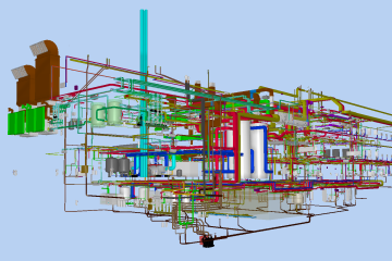 Unsere Mitarbeiter:innen der Abteilung Technische Gebäudeausrüstung von der Seidl & Partner Gesamtplanung GmbH planten für den Bau- und Liegenschaftsbetrieb Nordrhein-Westfalen für die JVA Münster zwei Gebäude und modellierten alle mechanischen Gewerke in 3D.